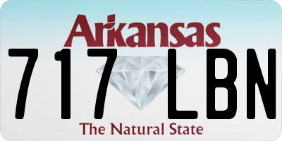 AR license plate 717LBN