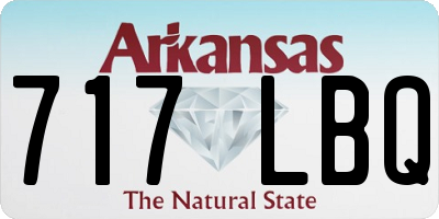 AR license plate 717LBQ