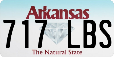 AR license plate 717LBS