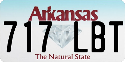 AR license plate 717LBT