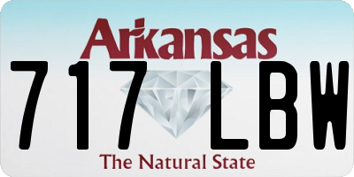 AR license plate 717LBW