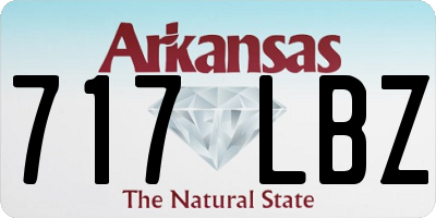 AR license plate 717LBZ