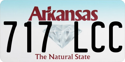 AR license plate 717LCC