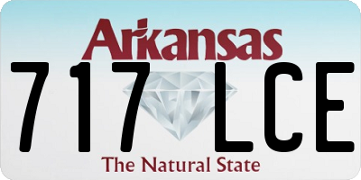 AR license plate 717LCE