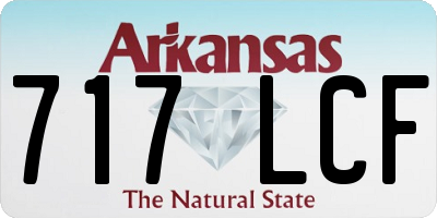 AR license plate 717LCF