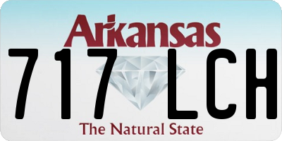 AR license plate 717LCH