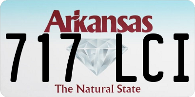 AR license plate 717LCI