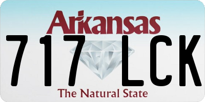 AR license plate 717LCK