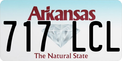 AR license plate 717LCL