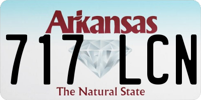 AR license plate 717LCN