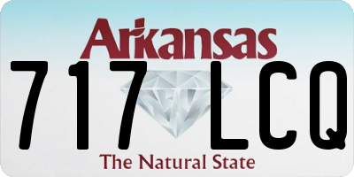 AR license plate 717LCQ