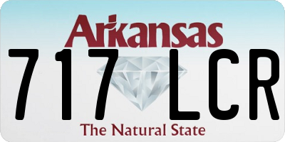 AR license plate 717LCR
