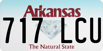 AR license plate 717LCU