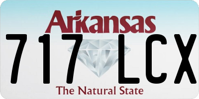 AR license plate 717LCX