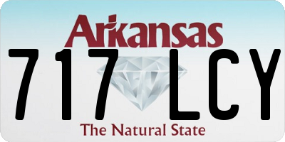 AR license plate 717LCY