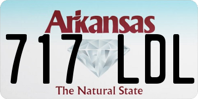 AR license plate 717LDL