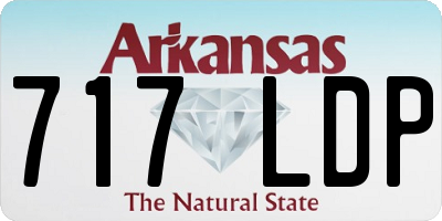 AR license plate 717LDP