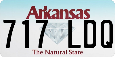 AR license plate 717LDQ