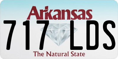 AR license plate 717LDS