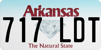 AR license plate 717LDT