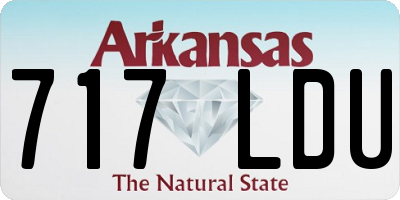 AR license plate 717LDU