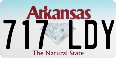 AR license plate 717LDY