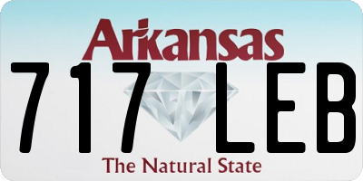 AR license plate 717LEB