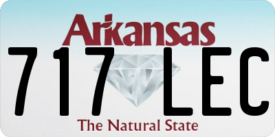 AR license plate 717LEC