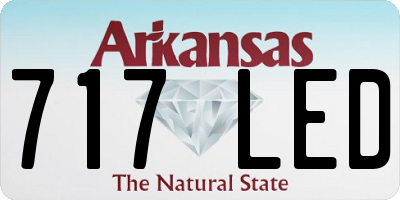 AR license plate 717LED