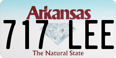 AR license plate 717LEE