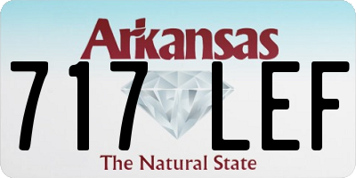 AR license plate 717LEF