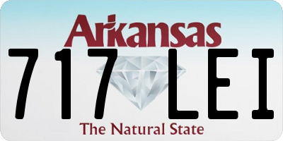 AR license plate 717LEI