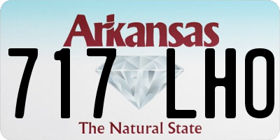 AR license plate 717LHO