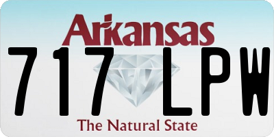 AR license plate 717LPW