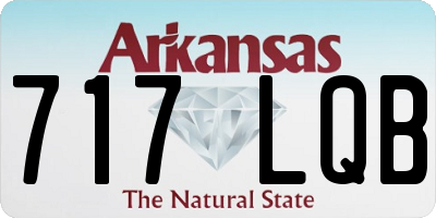 AR license plate 717LQB