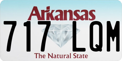 AR license plate 717LQM