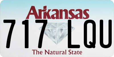 AR license plate 717LQU