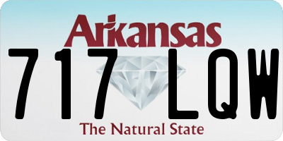 AR license plate 717LQW