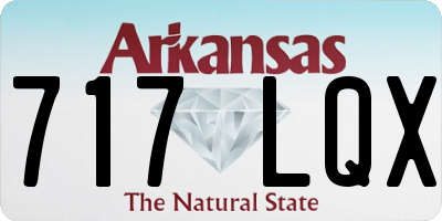 AR license plate 717LQX