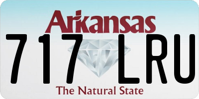 AR license plate 717LRU