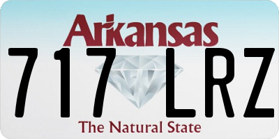 AR license plate 717LRZ