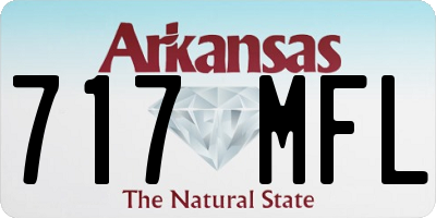 AR license plate 717MFL