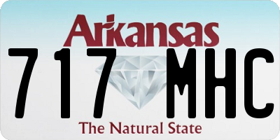 AR license plate 717MHC