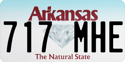 AR license plate 717MHE