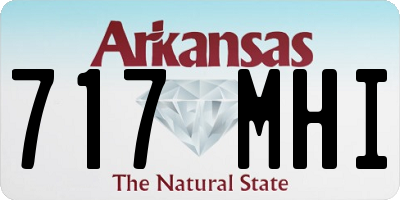 AR license plate 717MHI