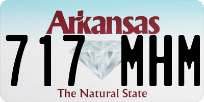 AR license plate 717MHM