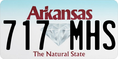 AR license plate 717MHS