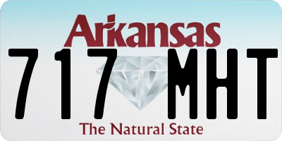 AR license plate 717MHT