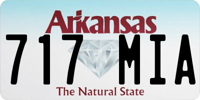 AR license plate 717MIA