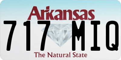 AR license plate 717MIQ